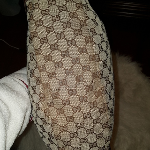 *FINAL SALE*Authentic Gucci Canvas Handbag - Picture 7 of 8